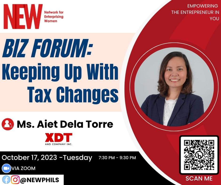 Biz Forum: KEEPING UP WITH TAX CHANGES